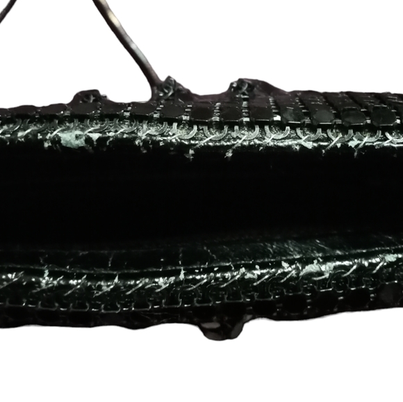 Vintage Black Metal Mesh Small shoulder Evening Purse - Picture 6 of 6